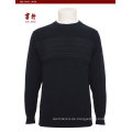 Herren Yak Strick Rundhals Langarm Pullover Pullover für den Herbst